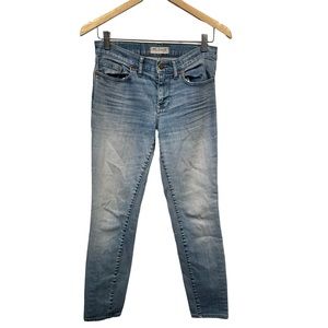 Madewell skinny skinny light blue denim jeans indie sleeze grunge sz 27